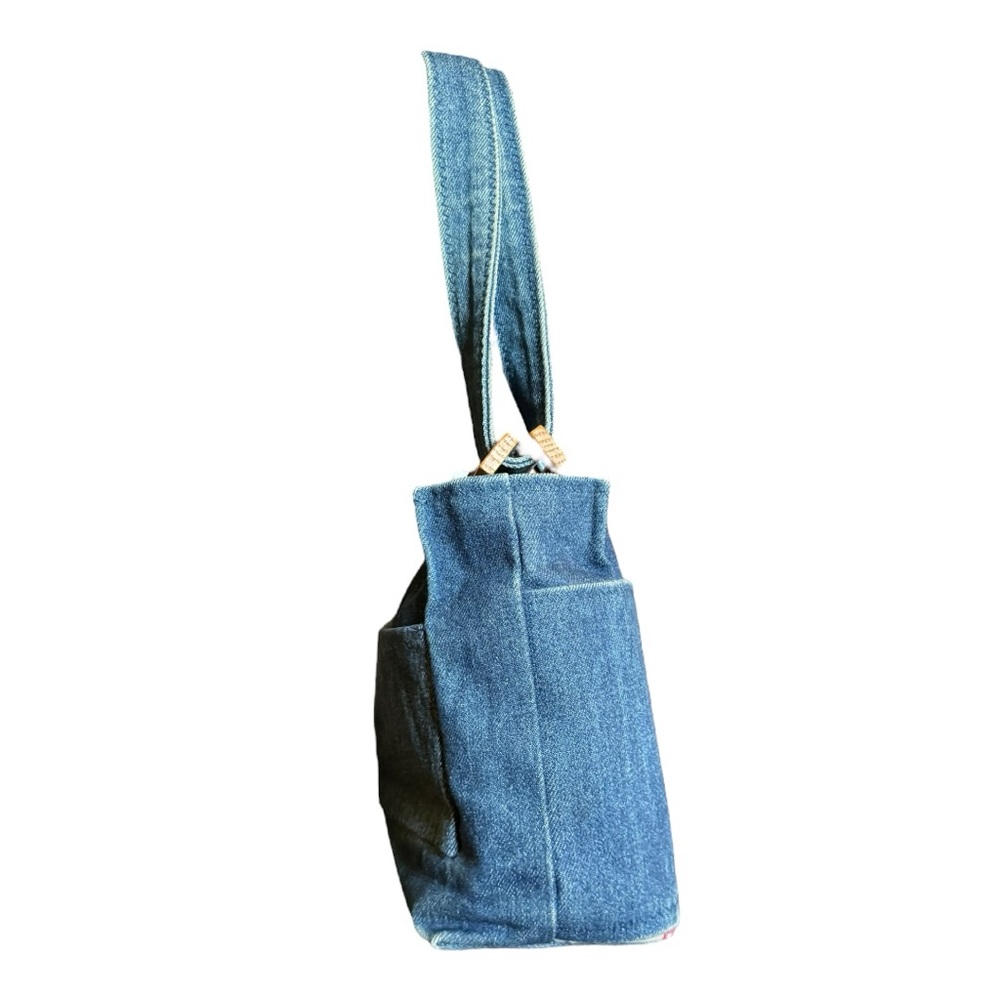 Bag Lady Embroidered Denim Cardinal Spring Bag - Picture 4 of 15